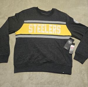 NWT Pittsburgh Steelers Bypass Tribeca Pullover Sweatshirt Mens Size XL NFL